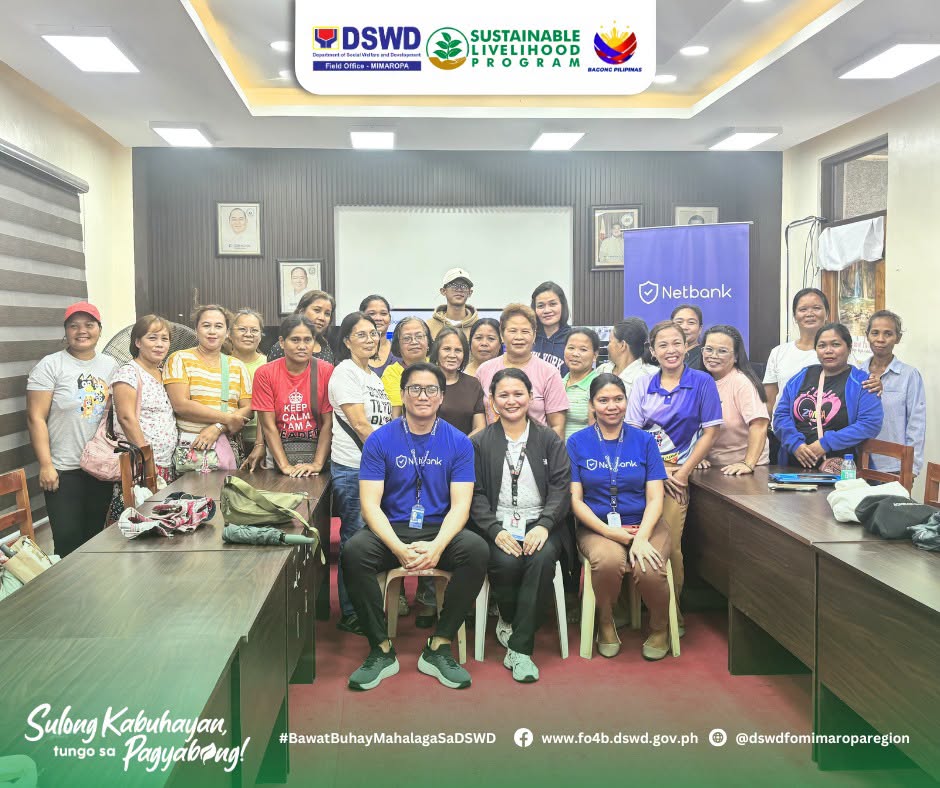 Netbank and DSWD MIMAROPA QR Ph orientation in Sibuyan Island