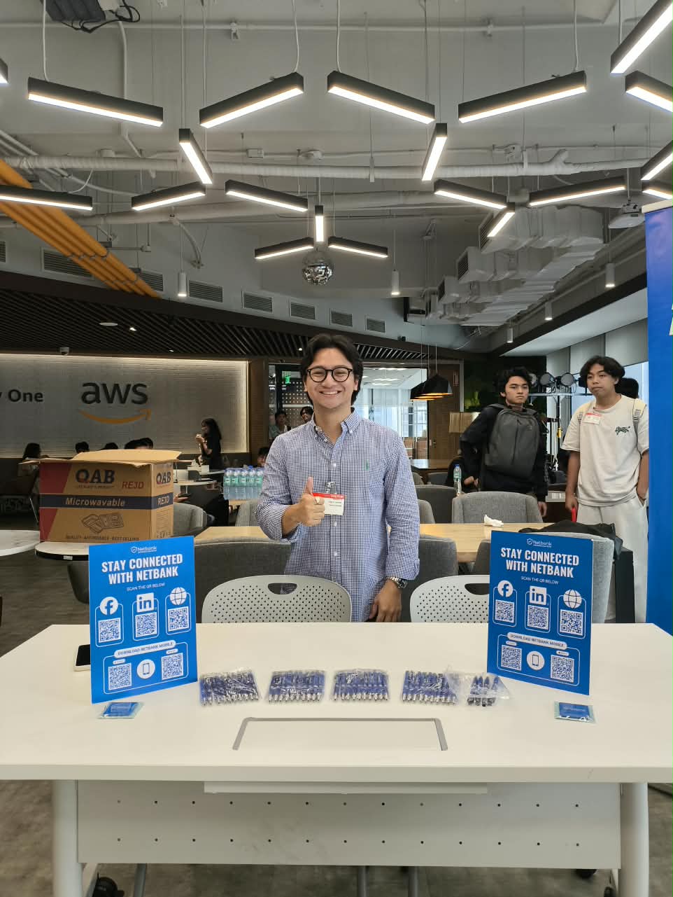 Netbank Booth at Kiro x Quick Hackathon 2026 Image 3